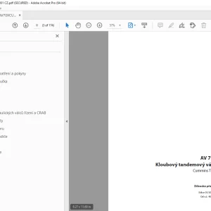 Ammann AV 70 X Kloubový tandemový válec Dílenská prírucka 4062046 PDF