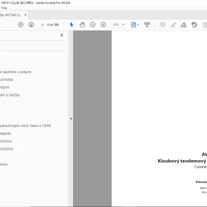 Ammann AV 70 X Kloubový tandemový válec Dílenská prírucka 4062081 PDF
