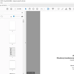 Ammann AV 70 X Kloubový tandemový válec Dílenská prírucka 4062098 PDF
