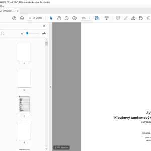 Ammann AV 70 X Kloubový tandemový válec Dílenská prírucka 4062108 PDF
