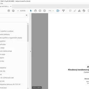 Ammann AV 70 X Kloubový tandemový válec Dílenská prírucka 4062129 PDF