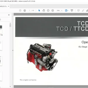 Ammann Deutz TCD 4.1 L4 TCD / TTCD 6.1 L6 Operating Manual PDF