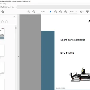 Ammann STV 5100 E Parts Manual 3103533 PDF