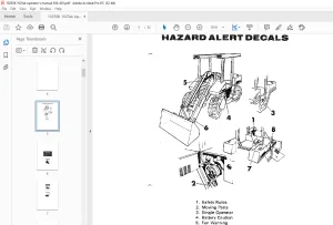 Ditch Witch 1025SK Loader/Backhoe Operator Manual PDF