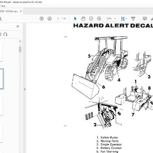 Ditch Witch 1025SK Loader/Backhoe Operator Manual PDF