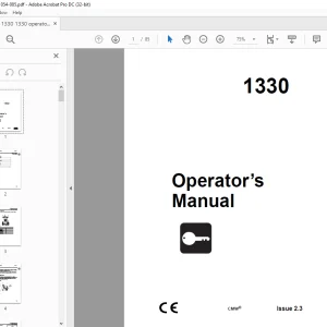 Ditch Witch 1330 Operator’s Manual 054-085 - PDF DOWNLOAD