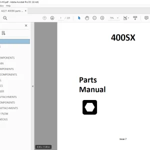 Ditch Witch 1025SK Tractor Parts Manual 053-410 PDF