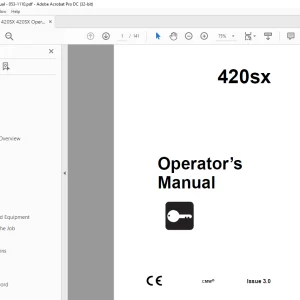 Ditch Witch 420sx Operator’s Manual 053-1110 - PDF DOWNLOAD