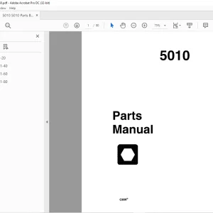 Ditch Witch 5010 Parts Manual 050-650 PDF