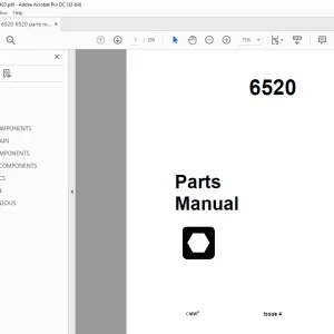 Ditch Witch 6520 Parts Manual 053-420 PDF
