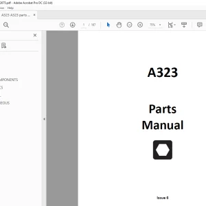 Ditch Witch A323 Parts Manual 053-2675 PDF