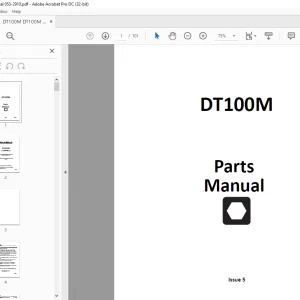 Ditch Witch DT100M Parts Manual 053-2910 - PDF DOWNLOAD