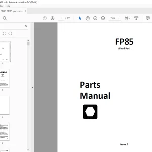 Ditch Witch FP85 (Fluid Pac) Parts Manual 053-428 PDF
