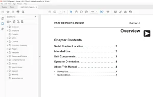 Ditch Witch FX20 Operator’s Manual 053-1270 PDF