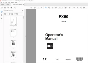 Ditch Witch FX60 Tier 4i Operator’s Manual 053-1269 PDF