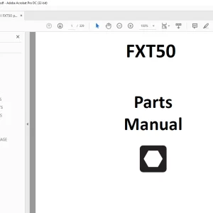 Ditch Witch FXT50 T4i Parts Manual 053-2695 - PDF DOWNLOAD