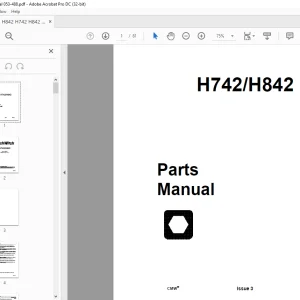 Ditch Witch H742 H842 Parts Manual 053-488 PDF