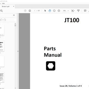 Ditch Witch JT100 / JT100 All Terrain Parts Manual 053-1232 PDF