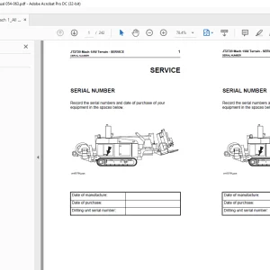 Ditch Witch JT2720 Mach 1 All Terrain Operator's Manual 054-063 PDF