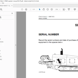 Ditch Witch JT4020 Mach 1 Operator's Manual 054-074 PDF