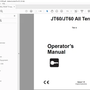 Ditch Witch JT60 / JT60 All Terrain Operator’s Manual 053-2955 PDF