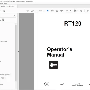 Ditch Witch RT120 Operator’s Manual 053-2697 - PDF DOWNLOAD