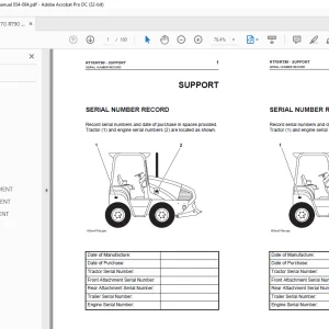 Ditch Witch RT70 / RT90 Operator's Manual 054-084 PDF
