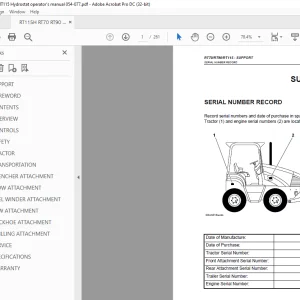 Ditch Witch RT70 / RT90 / RT115 Operator's Manual 054-077 PDF