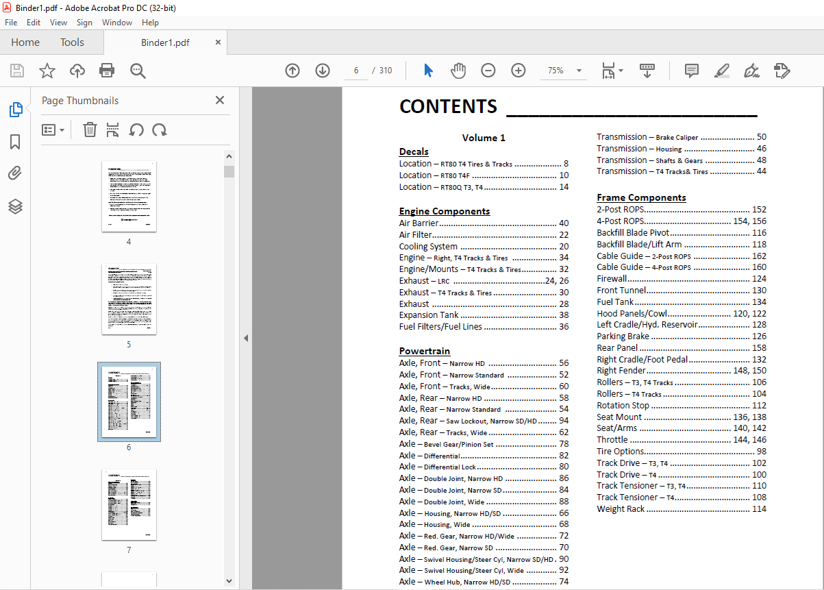 Ditch Witch RT80 Tier 4 Deutz® TD3.6L4 Parts Manual 053-2785 PDF ...