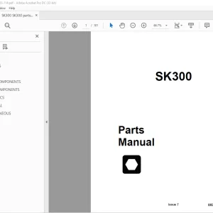 Ditch Witch SK300 Parts Manual PN 053-114 - PDF DOWNLOAD
