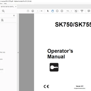 Ditch Witch SK750 SK755 Operator's Manual 053-2570 - PDF DOWNLOAD
