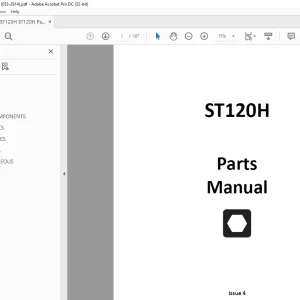 Ditch Witch ST120H Parts Manual 053-2914 - PDF DOWNLOAD