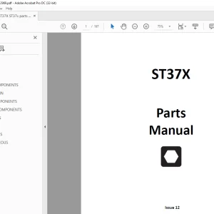 Ditch Witch ST37X Parts Manual 053-2969 - PDF DOWNLOAD