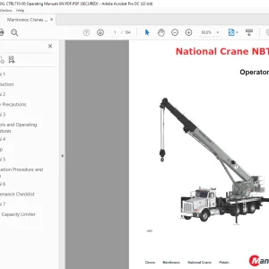Grove GMK3055 Part 1 Driving Operating Manual 2084849 PDF