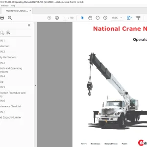 Manitowoc National Crane NTC55 Operator Manual 646-02  PDF
