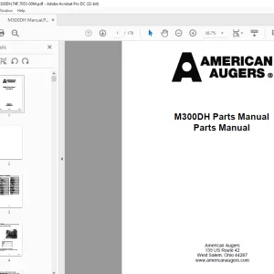 TRENCOR M300DH Parts Manual 7053-0064 PDF