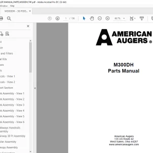 TRENCOR M300DH Parts Manual 7053-0094 PDF
