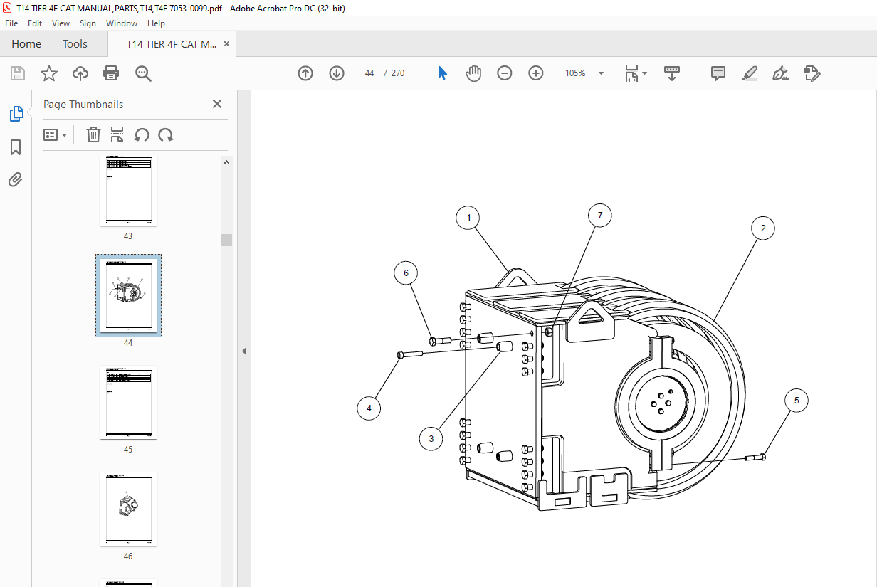 Trencor T14 Trencher Parts Manual 7053-0099 - PDF DOWNLOAD ...