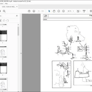 Volvo Penta 120S, 120S-B, MS25S-A, MS25SR, MS25SR-A Parts Manual PDF