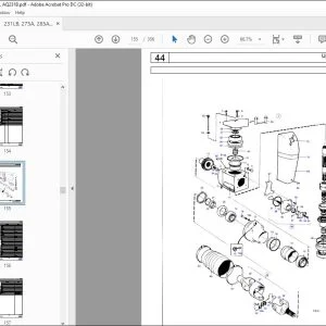 Volvo Penta 231LB, 275A, 285A, AQ231A, AQ231B Parts Manual PDF