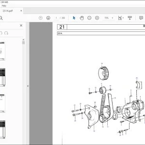 Volvo Penta 251A Marine Gasoline Engine Parts Manual PDF