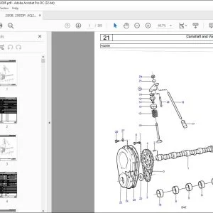 Volvo Penta 280B, 290DP, AQ200D, AQ200F Parts Manual PDF