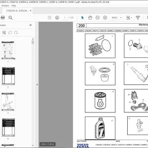 Volvo Penta 3.0GLM-A 3.0GLP-A 3.0GSM-A 3.0GSM-B 3.0GSP-A 3.0GSP-B Parts Manual PDF