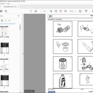 Volvo Penta 3.0GSMBYMCE, 3.0GSPBYMCE Parts Manual PDF