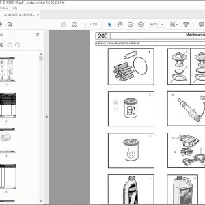 Volvo Penta 4.3GXi-G, 4.3GXi-GF, 4.3OSi-G, 4.3OSi-GF Parts Manual PDF