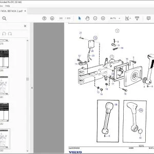 Volvo Penta 740A, BB740A Marine Gasoline Engine Parts Manual PDF