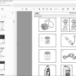 Volvo Penta 8.1GiI-H, 8.1GXiI-G Marine Gasoline Engine Parts Manual PDF
