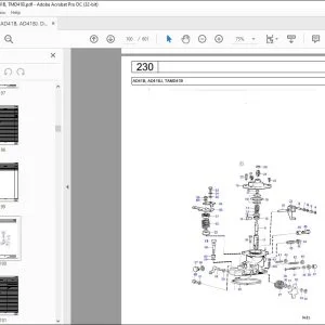 Volvo Penta AD41B, AD41BJ, D41B, TAMD41B, TMD41B Parts Manual PDF