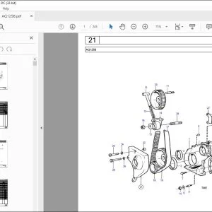 Volvo Penta AQ125B Marine Gasoline Engine Parts Manual - PDF DOWNLOAD