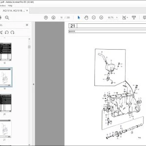 Volvo Penta AQ151A, AQ151B, AQ151C Parts Manual PDF